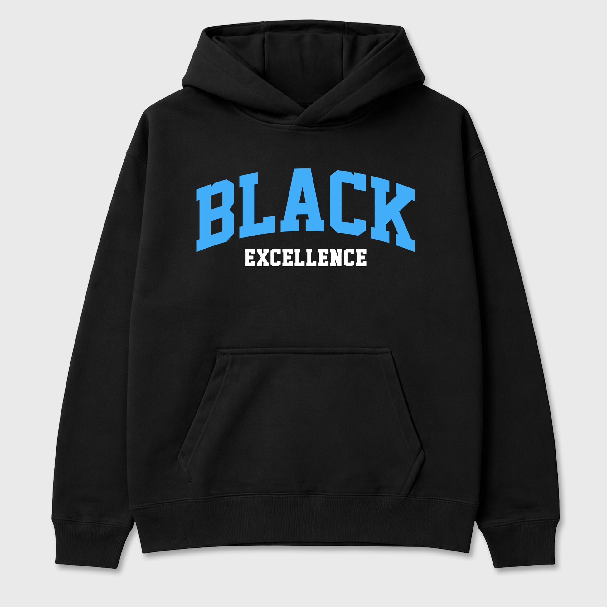 Sneaker match tees – Sneaker Tees To Match Air Jordan 14 University Blue Shoes – Varsity Black Excellence Tee Black 2