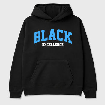 Sneaker match tees – Sneaker Tees To Match Air Jordan 14 University Blue Shoes – Varsity Black Excellence Tee Black 2