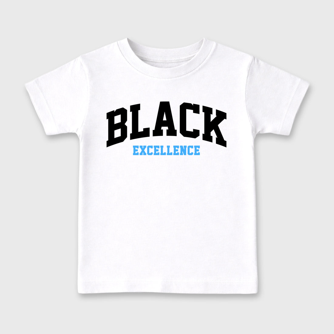 Sneaker match tees – Sneaker Tees To Match Air Jordan 14 University Blue Shoes – Varsity Black Excellence Kids T-Shirt White 2