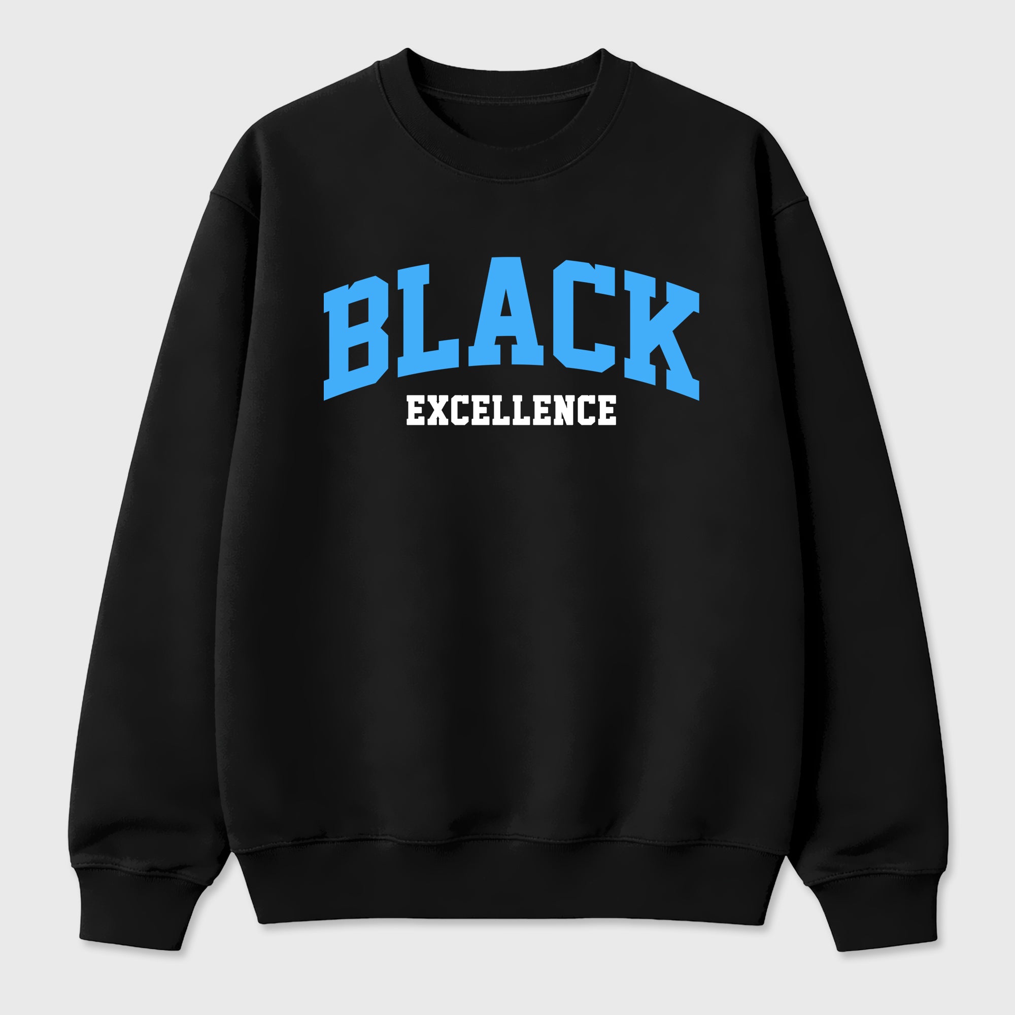 Sneaker match tees – Sneaker Tees To Match Air Jordan 14 University Blue Shoes – Varsity Black Excellence Tee Black 2