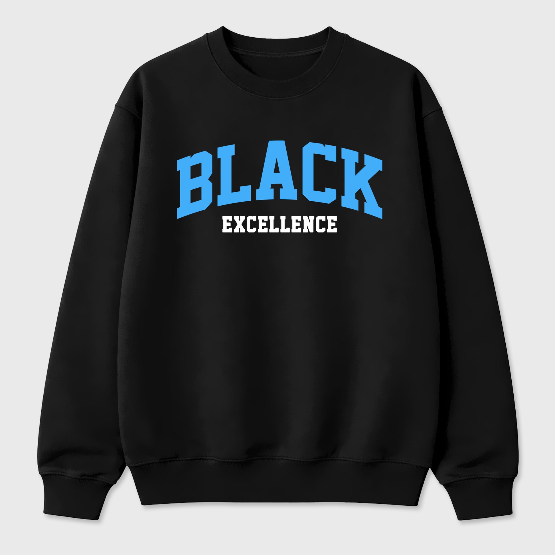 Sneaker match tees – Sneaker Tees To Match Air Jordan 14 University Blue Shoes – Varsity Black Excellence Tee Black 2