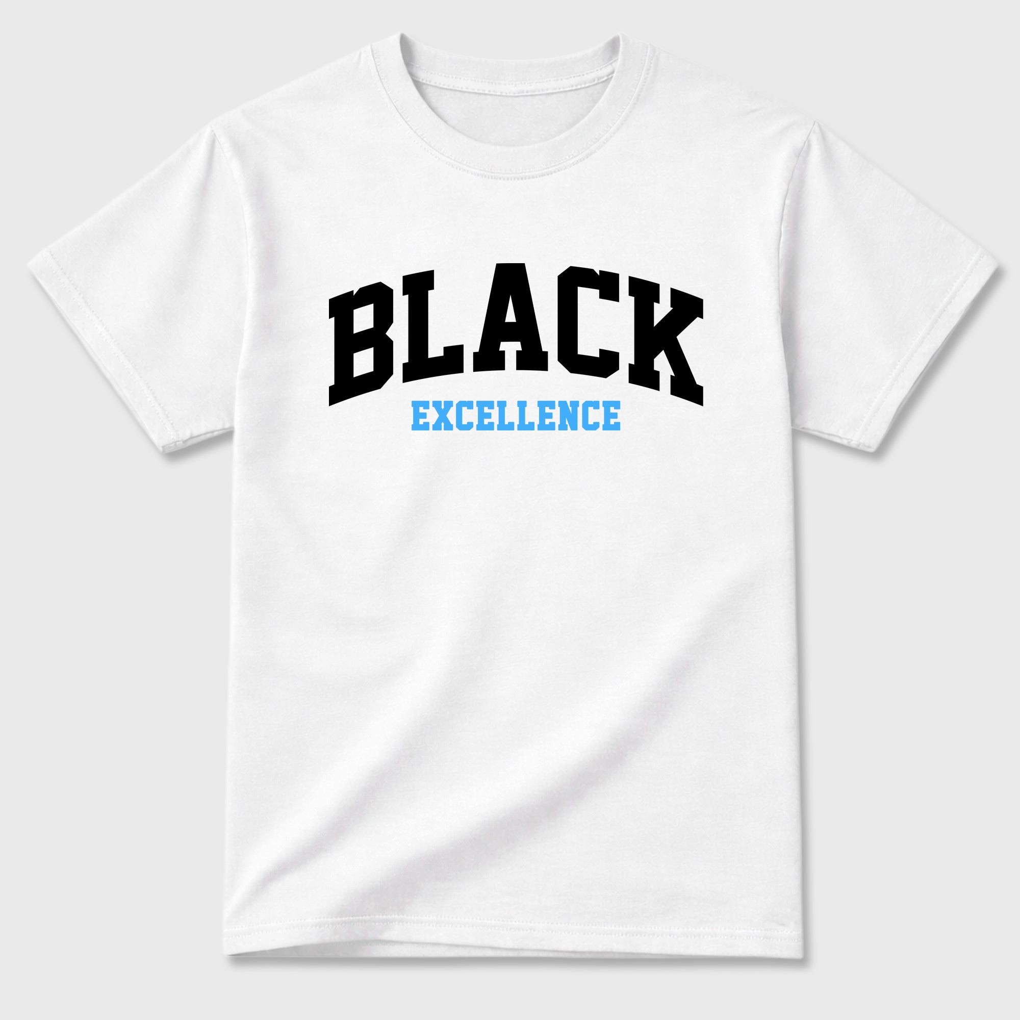 Sneaker match tees – Sneaker Tees To Match Air Jordan 14 University Blue Shoes – Varsity Black Excellence Tee White 2