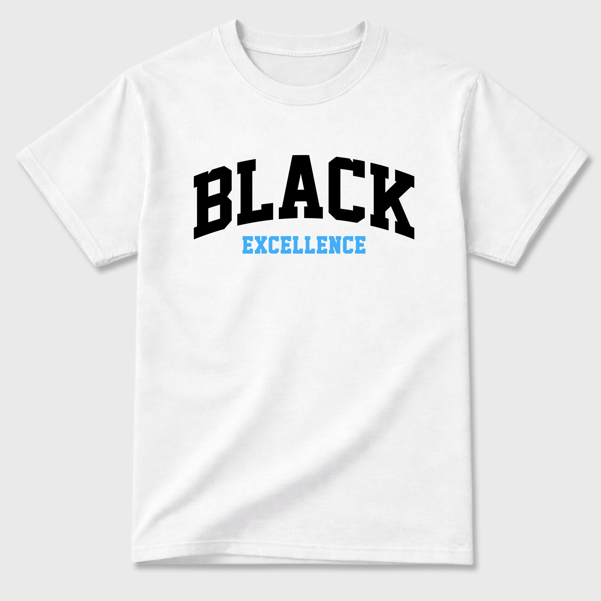 Sneaker match tees – Sneaker Tees To Match Air Jordan 14 University Blue Shoes – Varsity Black Excellence Tee White 2