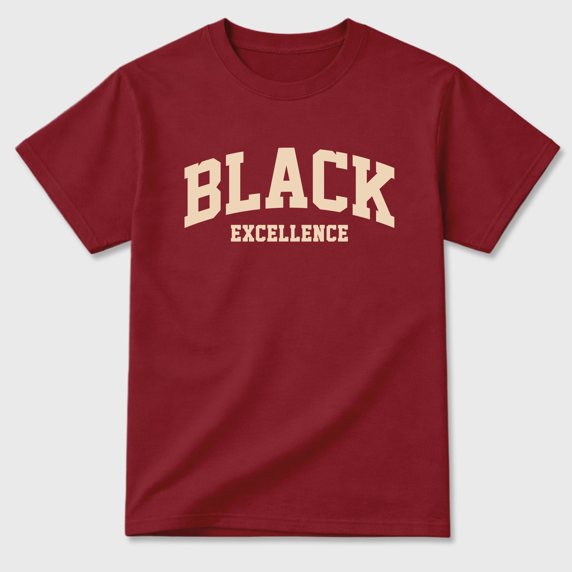 Varsity Black Excellence Graphic T-Shirt sneaker match tee designed for the Air Jordan 3 Bin 23, featuring coordinated color options for a perfect streetwear match. Cardinal 2 shirt.