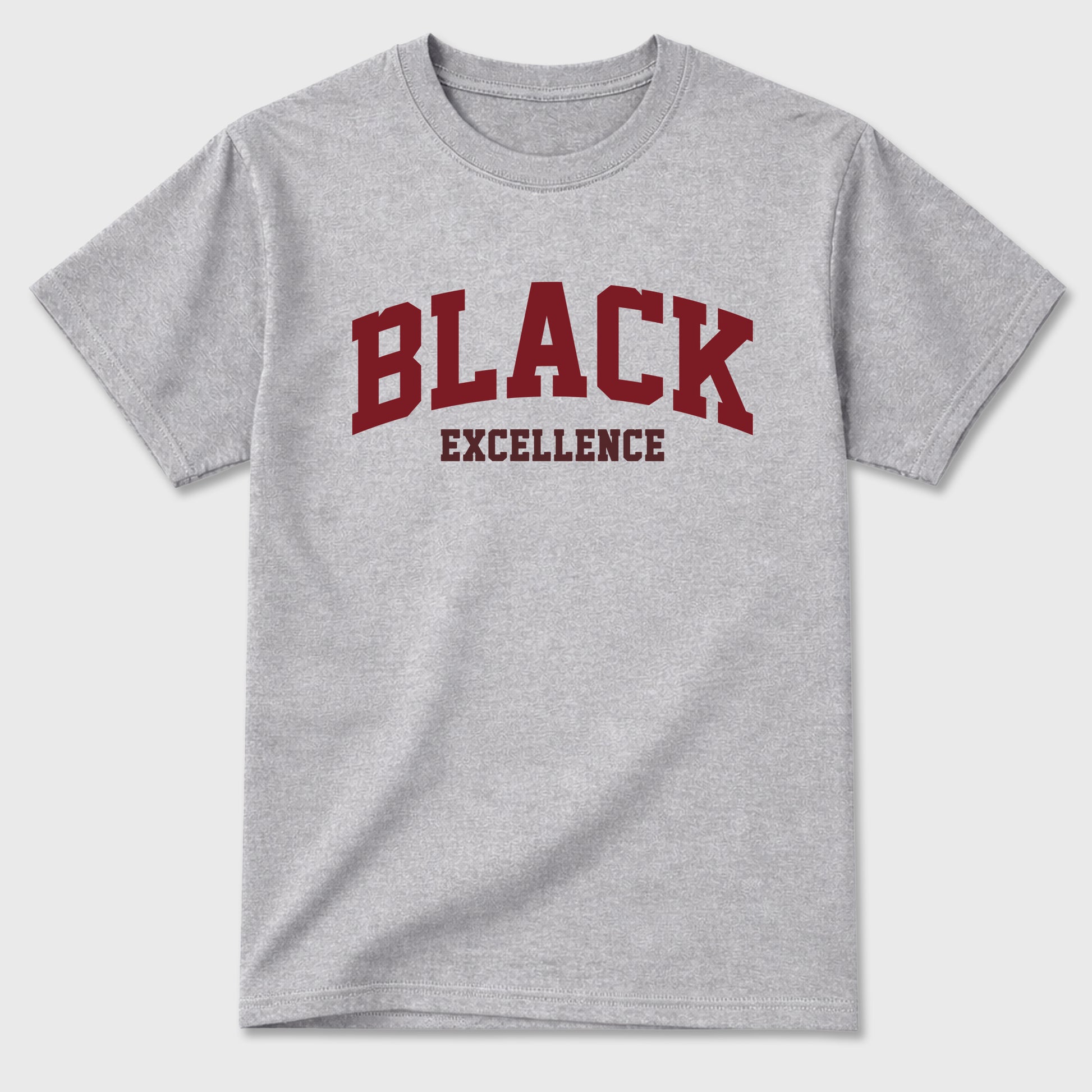 Varsity Black Excellence Graphic T-Shirt sneaker match tee designed for the Air Jordan 3 Bin 23, featuring coordinated color options for a perfect streetwear match. Heather Grey 2 shirt.