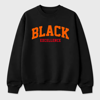 Sneaker match tees – Sneaker Tees To Match Air Jordan 3 Orange Citrus Shoes – Varsity Black Excellence Tee Black 2