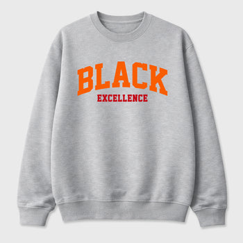 Sneaker match tees – Sneaker Tees To Match Air Jordan 3 Orange Citrus Shoes – Varsity Black Excellence Tee Heather Grey 2