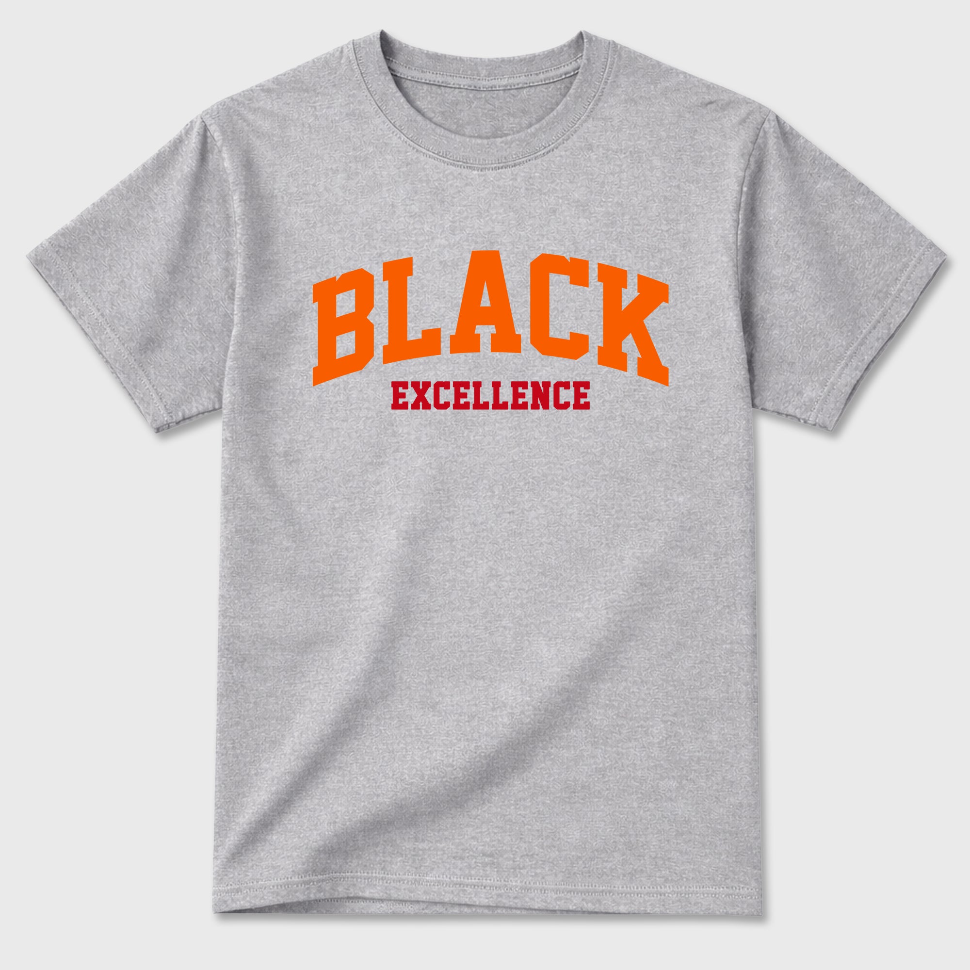 Sneaker match tees – Sneaker Tees To Match Air Jordan 3 Orange Citrus Shoes – Varsity Black Excellence Tee Heather Grey 2