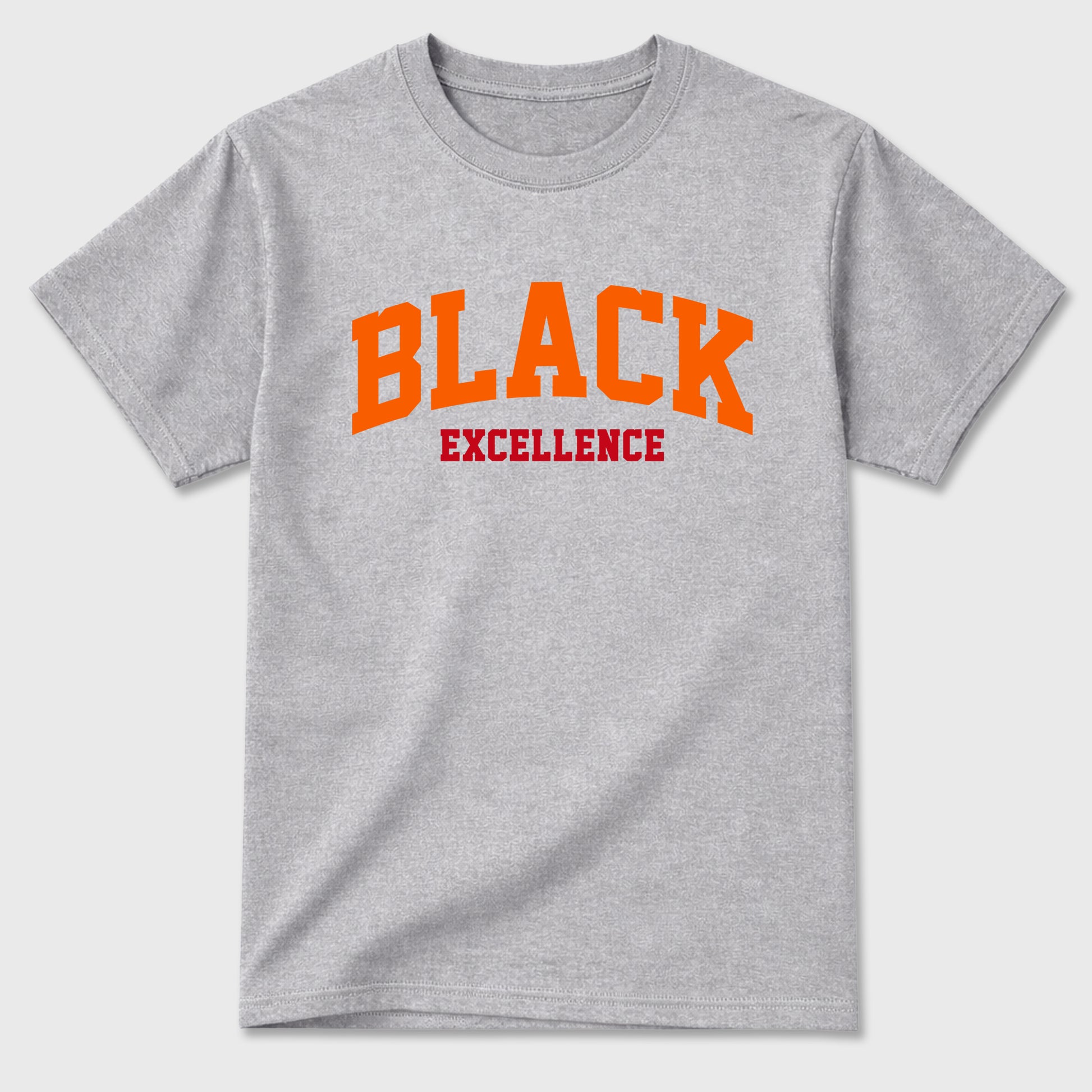Sneaker match tees – Sneaker Tees To Match Air Jordan 3 Orange Citrus Shoes – Varsity Black Excellence Tee Heather Grey 2