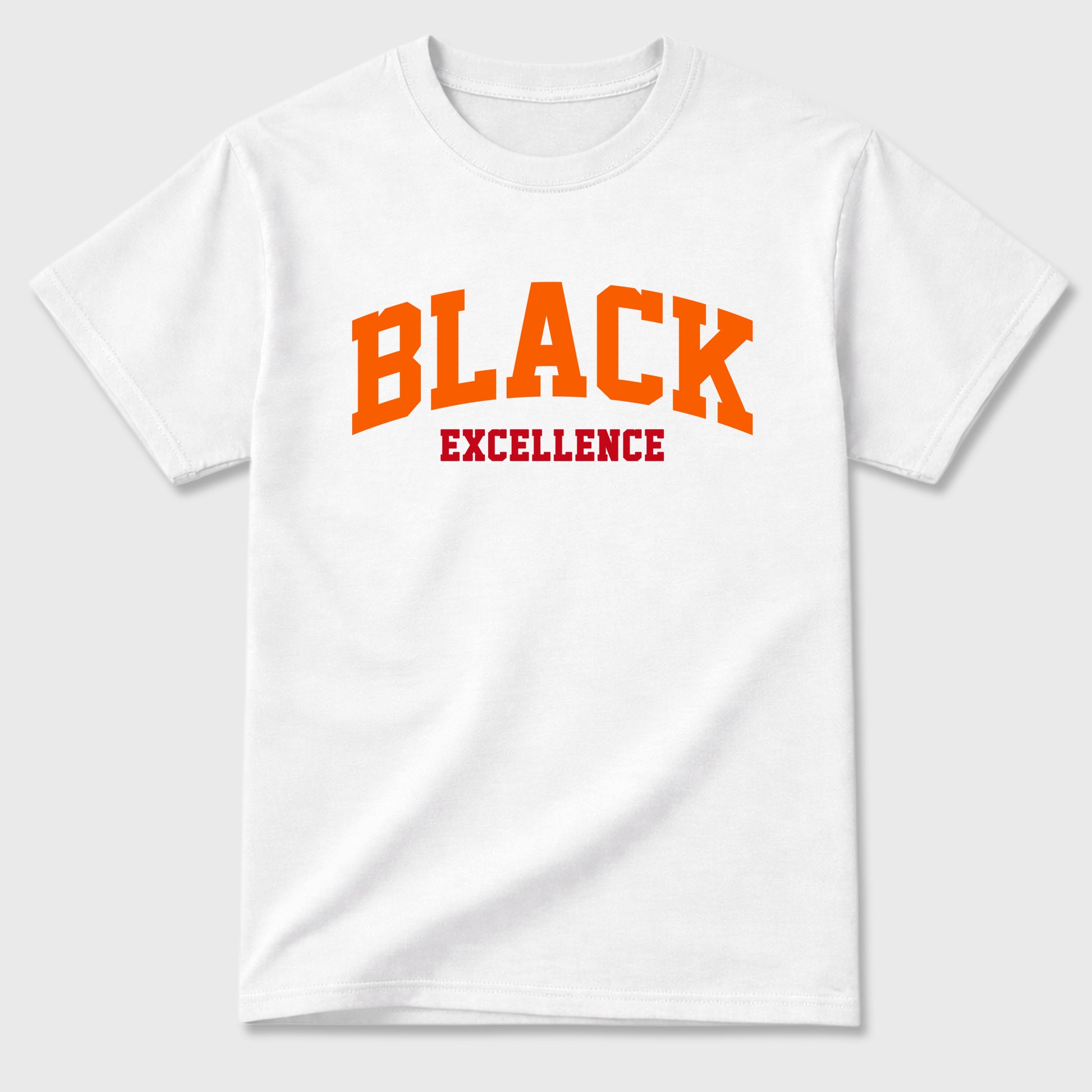 Sneaker match tees – Sneaker Tees To Match Air Jordan 3 Orange Citrus Shoes – Varsity Black Excellence Tee White 2
