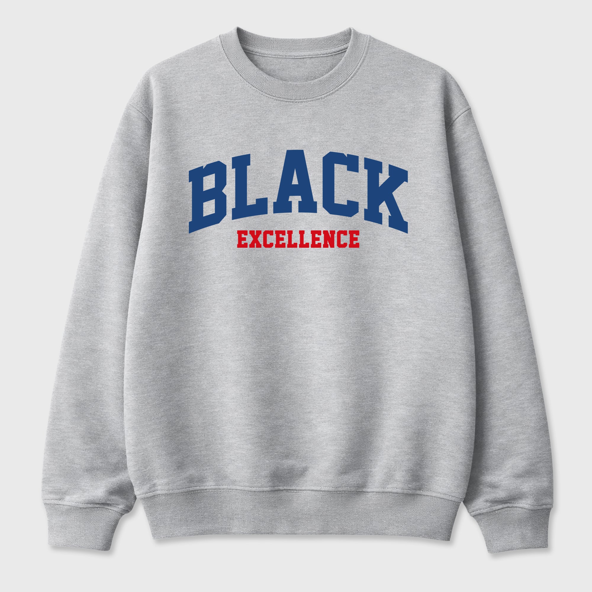Varsity Black Excellence Graphic T-Shirt featuring original streetwear artwork designed to match the Air Jordan 3 True Blue. Heather Grey 2 Graphic Tee.