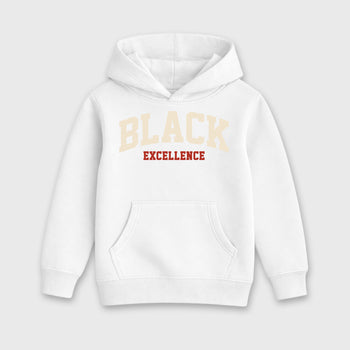 Sneaker match tees – Sneaker Tees To Match Air Jordan 4 Brick After Brick Shoes – Varsity Black Excellence Kids T-Shirt White 2