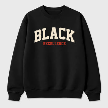 Sneaker match tees – Sneaker Tees To Match Air Jordan 4 Brick After Brick Shoes – Varsity Black Excellence Tee Black 2