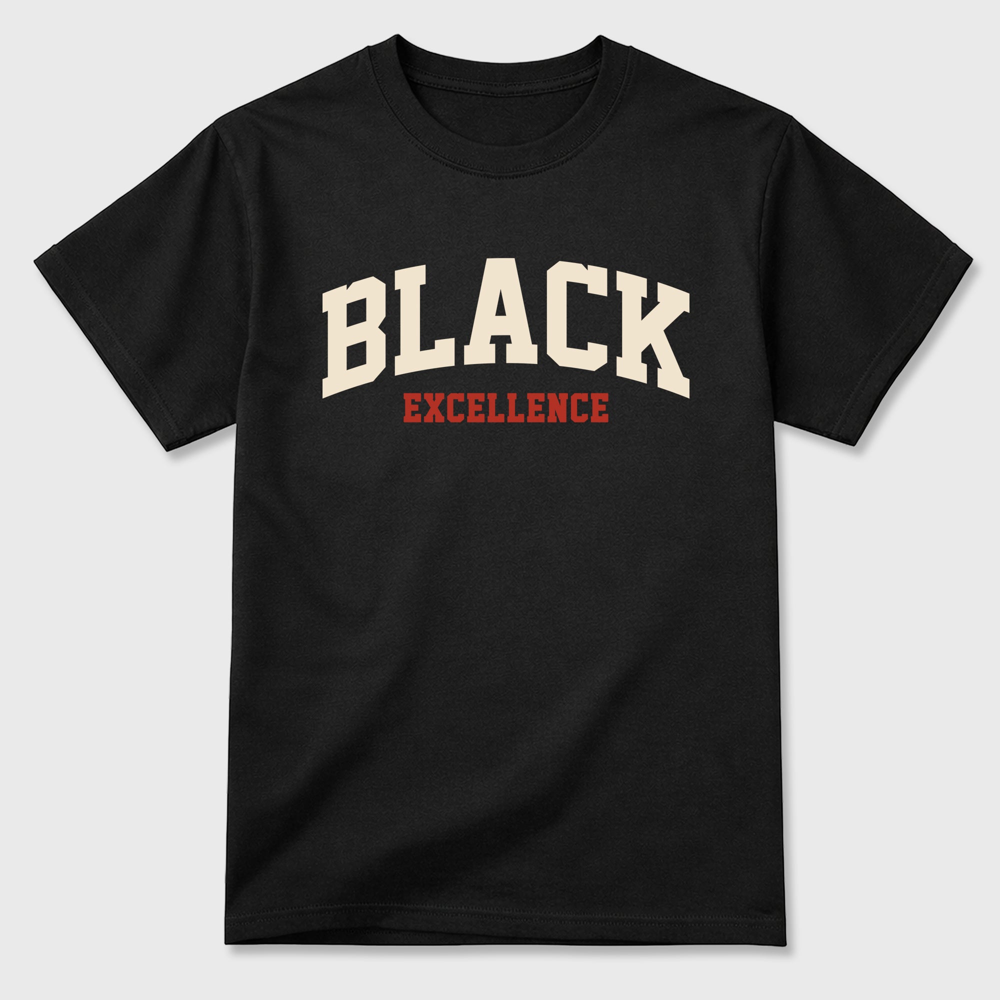 Sneaker match tees – Sneaker Tees To Match Air Jordan 4 Brick After Brick Shoes – Varsity Black Excellence Tee Black 2