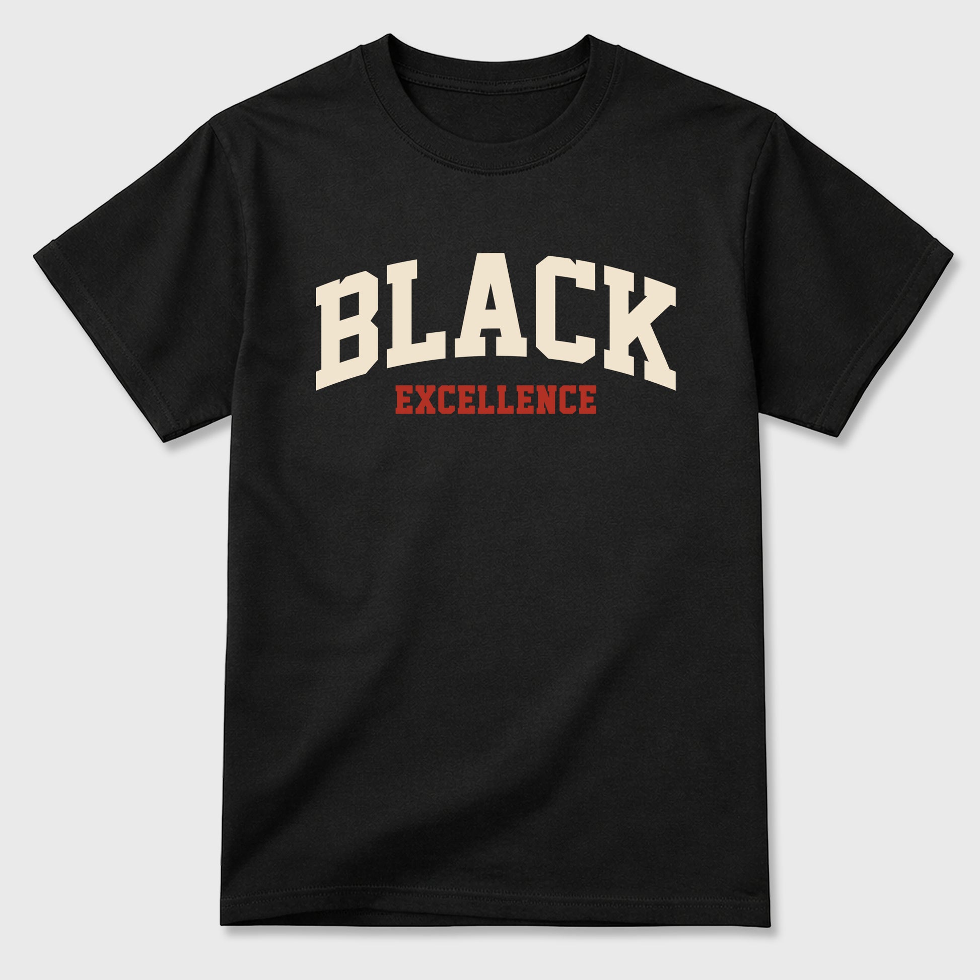 Sneaker match tees – Sneaker Tees To Match Air Jordan 4 Brick After Brick Shoes – Varsity Black Excellence Tee Black 2