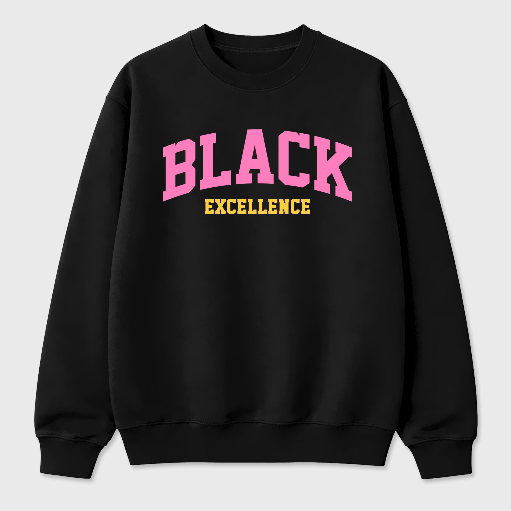 Varsity Black Excellence Graphic T-Shirt featuring original streetwear artwork designed to match the Air Jordan 4 Comic. Black 2 Graphic Tee.