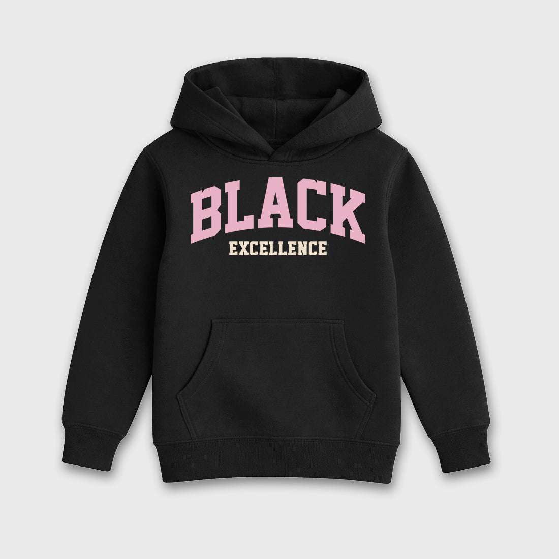 Sneaker match tees – Sneaker Tees To Match Air Jordan 4 Iced Carmine Shoes – Varsity Black Excellence Kids T-Shirt Black 2