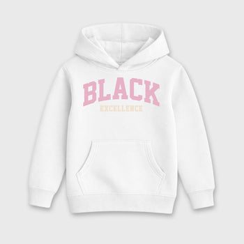 Sneaker match tees – Sneaker Tees To Match Air Jordan 4 Iced Carmine Shoes – Varsity Black Excellence Kids T-Shirt White 2