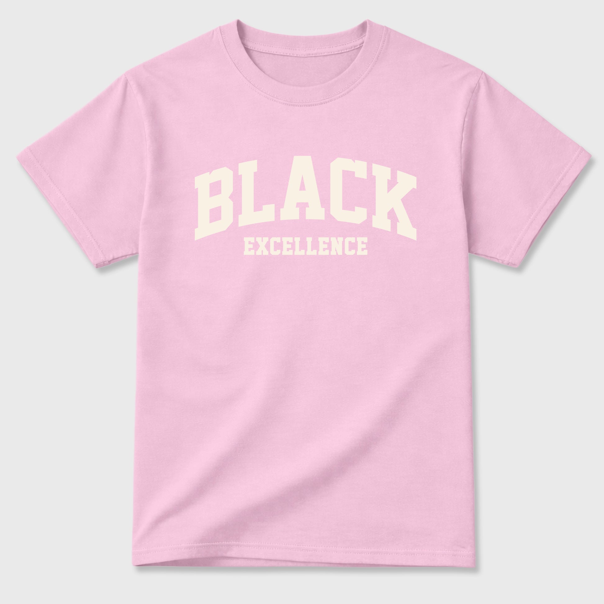Sneaker match tees – Sneaker Tees To Match Air Jordan 4 Iced Carmine Shoes – Varsity Black Excellence Tee Pink 2