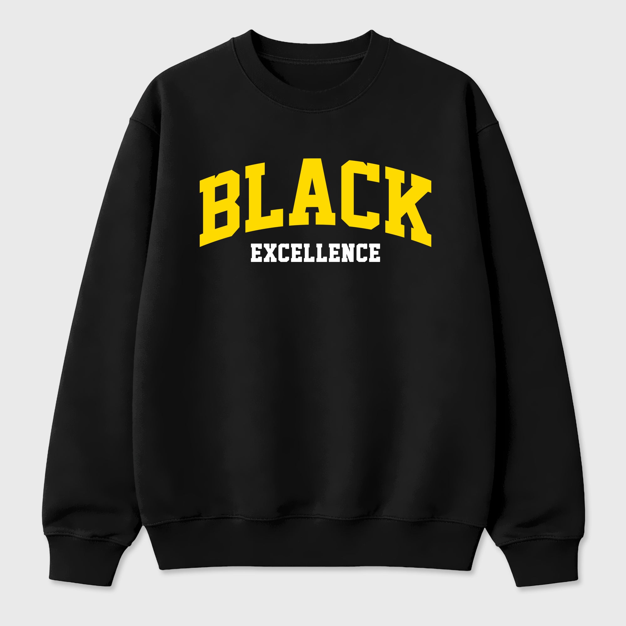 Varsity Black Excellence Graphic T-Shirt featuring original streetwear artwork designed to match the Air Jordan 4 Tour Yellow. Black 2 Graphic Tee.