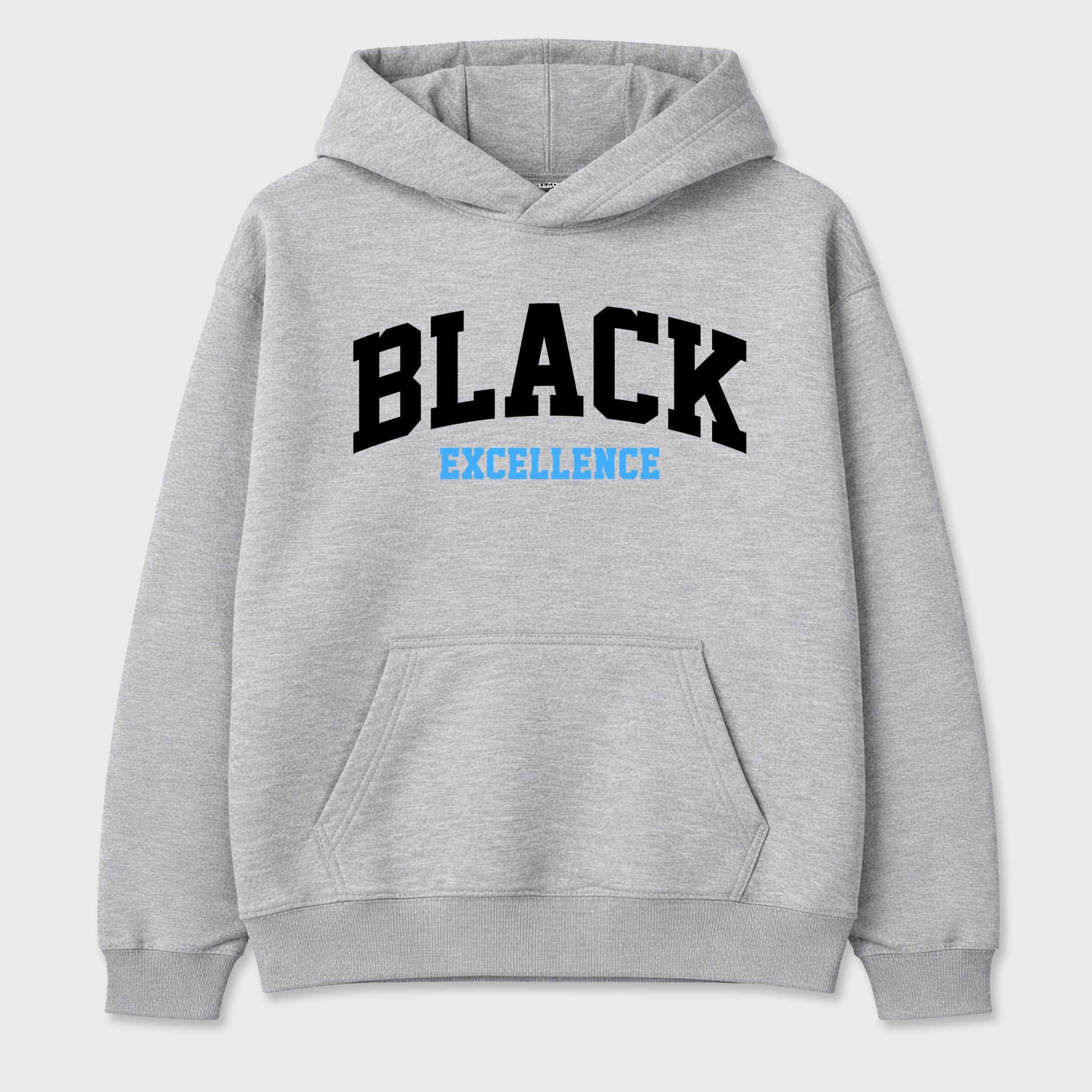 Varsity Black Excellence Graphic T-Shirt sneaker match tee designed for the Air Jordan 5 Black University Blue, featuring coordinated color options for a perfect streetwear match. Heather Grey 2 shirt.