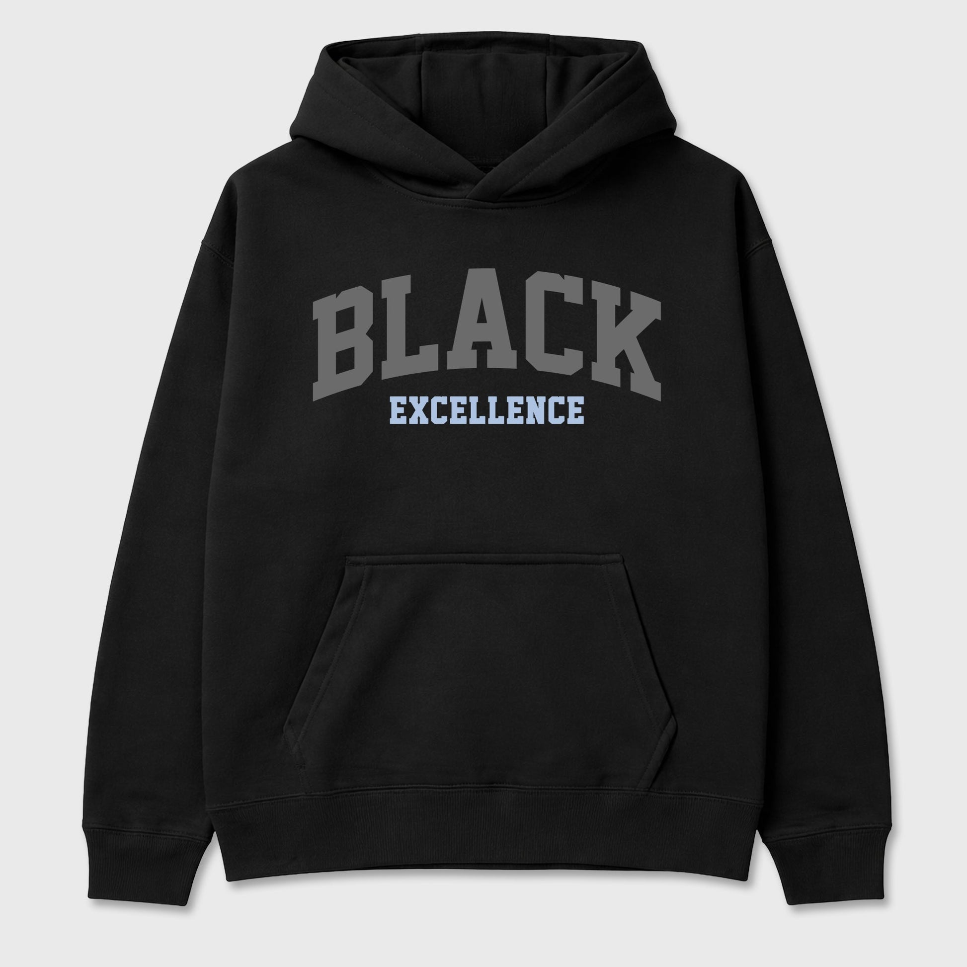 Sneaker match tees – Sneaker Tees To Match Air Jordan 5 Wolf Grey Shoes – Varsity Black Excellence Tee Black 2