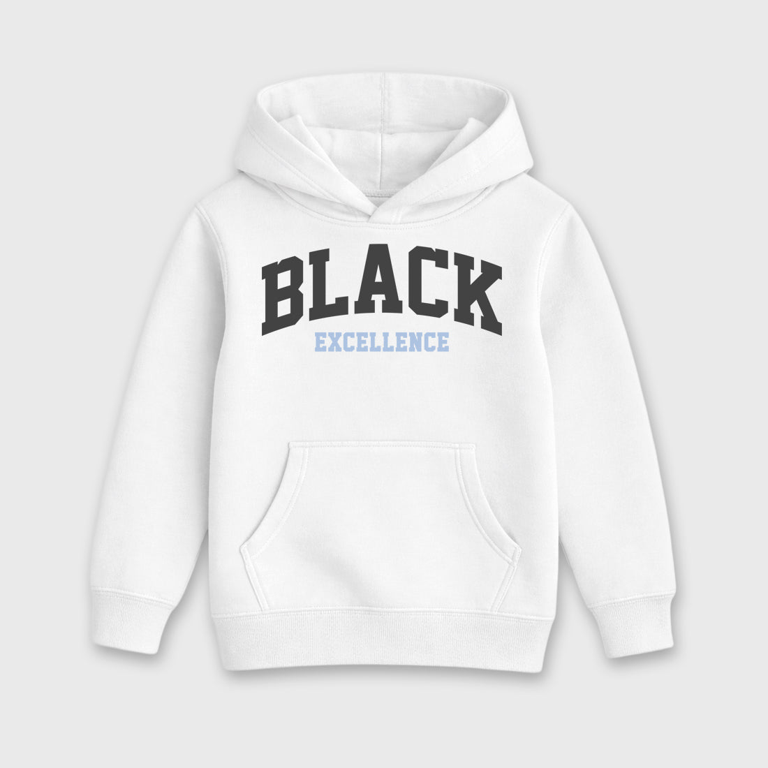 Sneaker match tees – Sneaker Tees To Match Air Jordan 5 Wolf Grey Shoes – Varsity Black Excellence Kids T-Shirt White 2