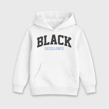 Sneaker match tees – Sneaker Tees To Match Air Jordan 5 Wolf Grey Shoes – Varsity Black Excellence Kids T-Shirt White 2