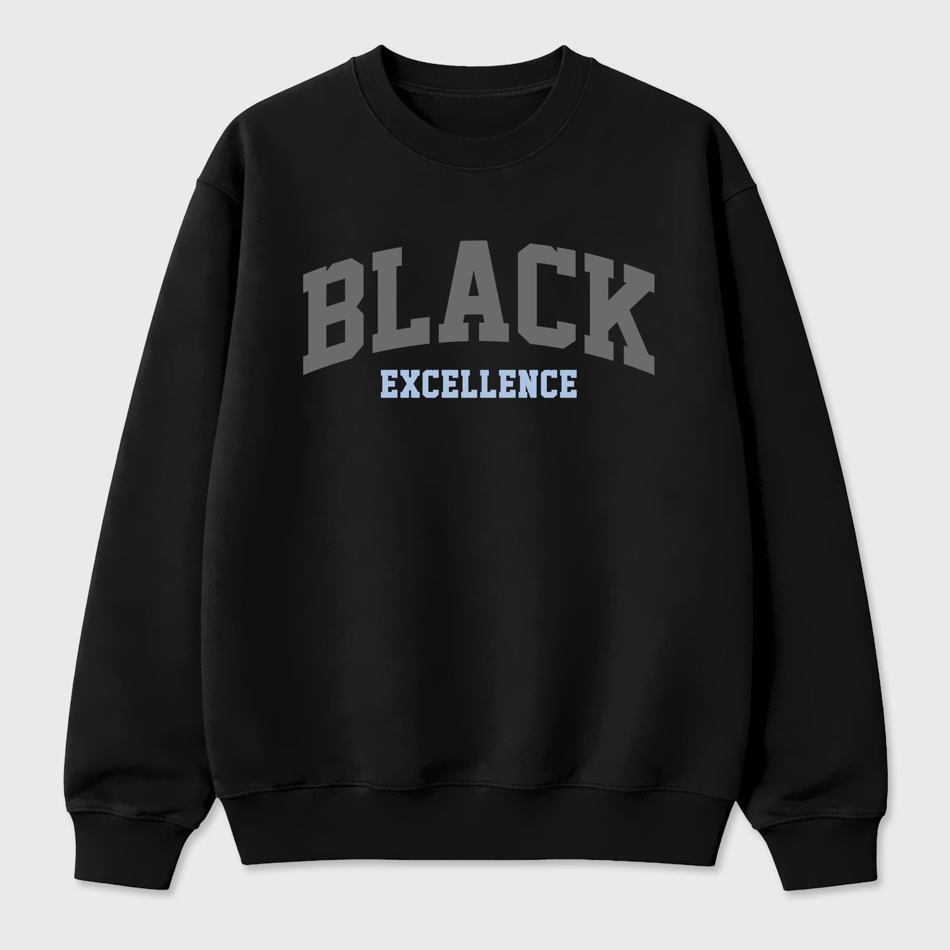 Sneaker match tees – Sneaker Tees To Match Air Jordan 5 Wolf Grey Shoes – Varsity Black Excellence Tee Black 2
