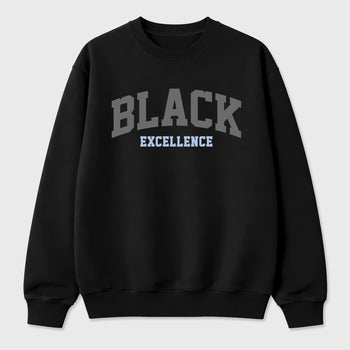 Sneaker match tees – Sneaker Tees To Match Air Jordan 5 Wolf Grey Shoes – Varsity Black Excellence Tee Black 2