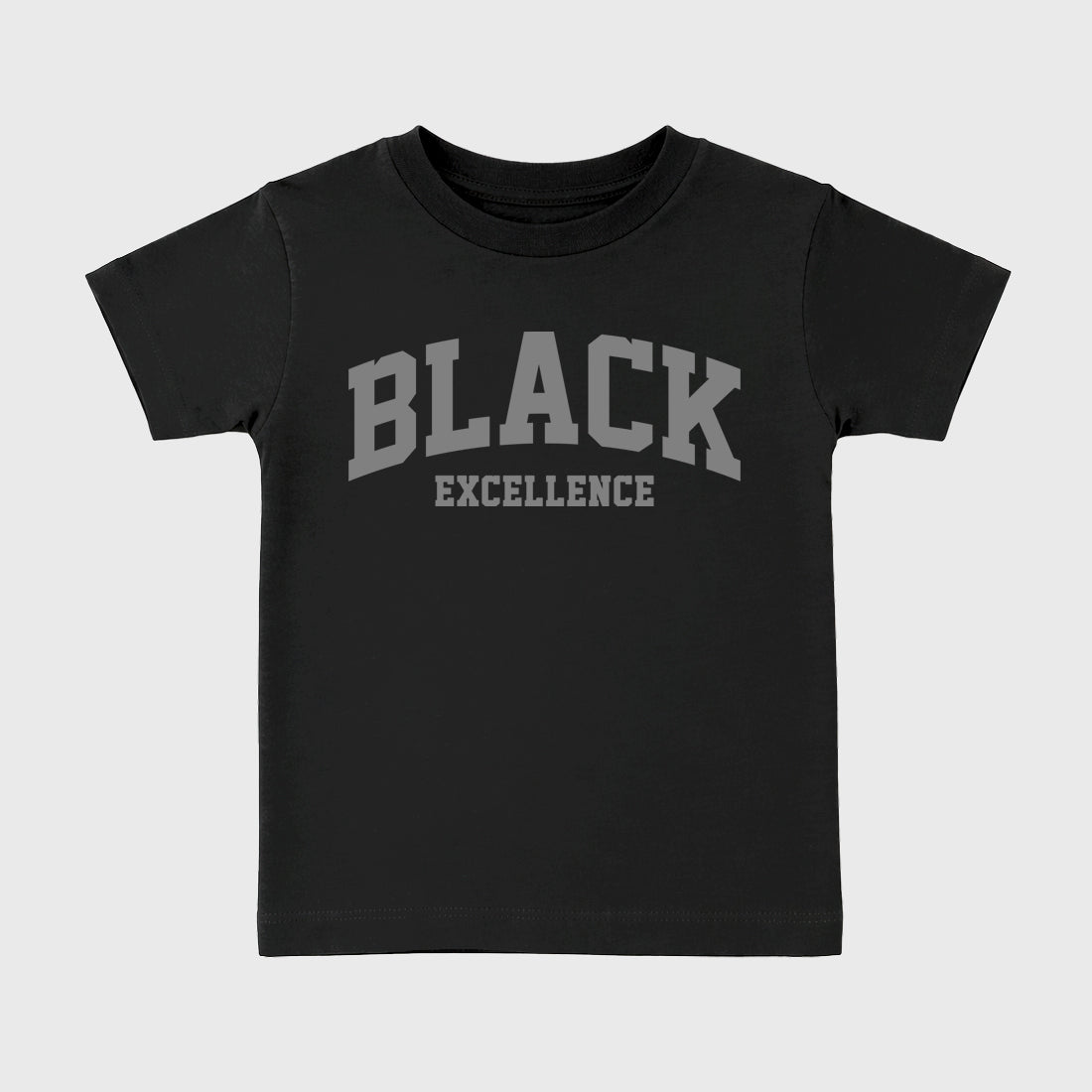 Sneaker match tees – Sneaker Tees To Match Air Jordan 6 Cap and Gown Shoes – Varsity Black Excellence Kids T-Shirt Black 2