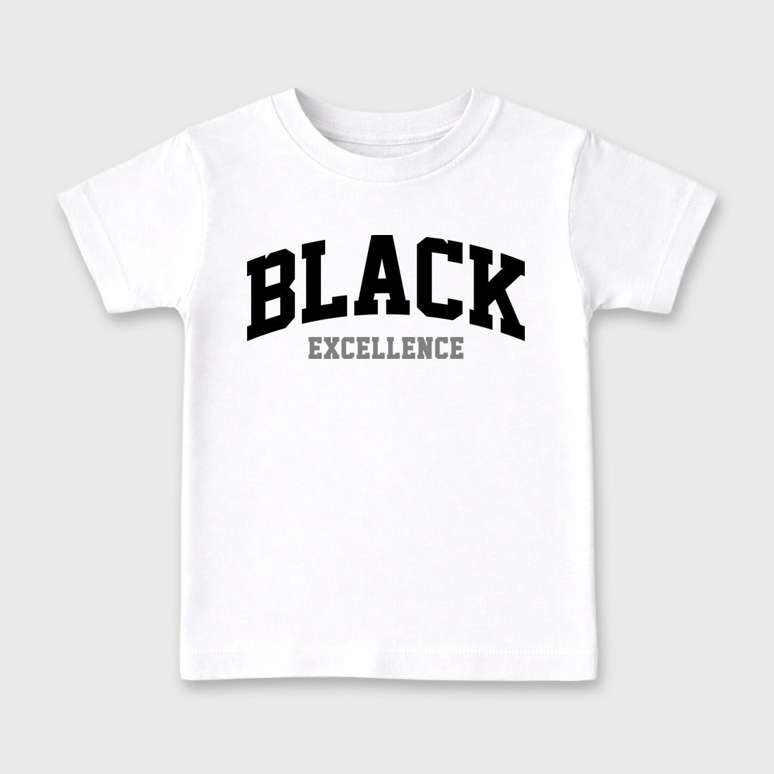 Sneaker match tees – Sneaker Tees To Match Air Jordan 6 Cap and Gown Shoes – Varsity Black Excellence Kids T-Shirt White 2