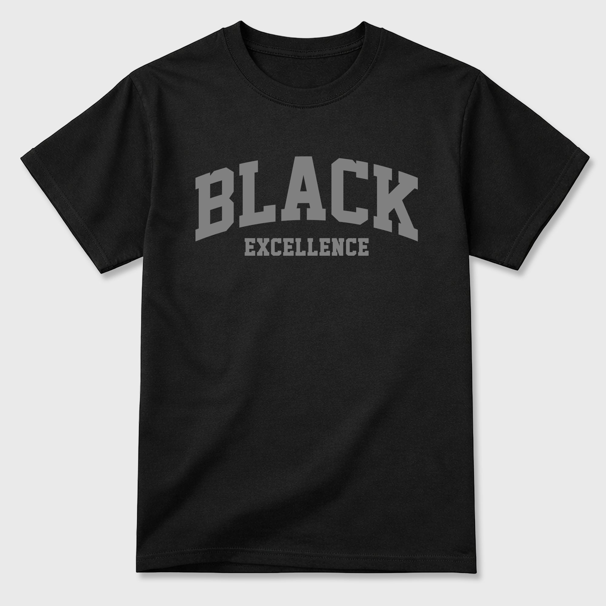 Sneaker match tees – Sneaker Tees To Match Air Jordan 6 Cap and Gown Shoes – Varsity Black Excellence Tee Black 2