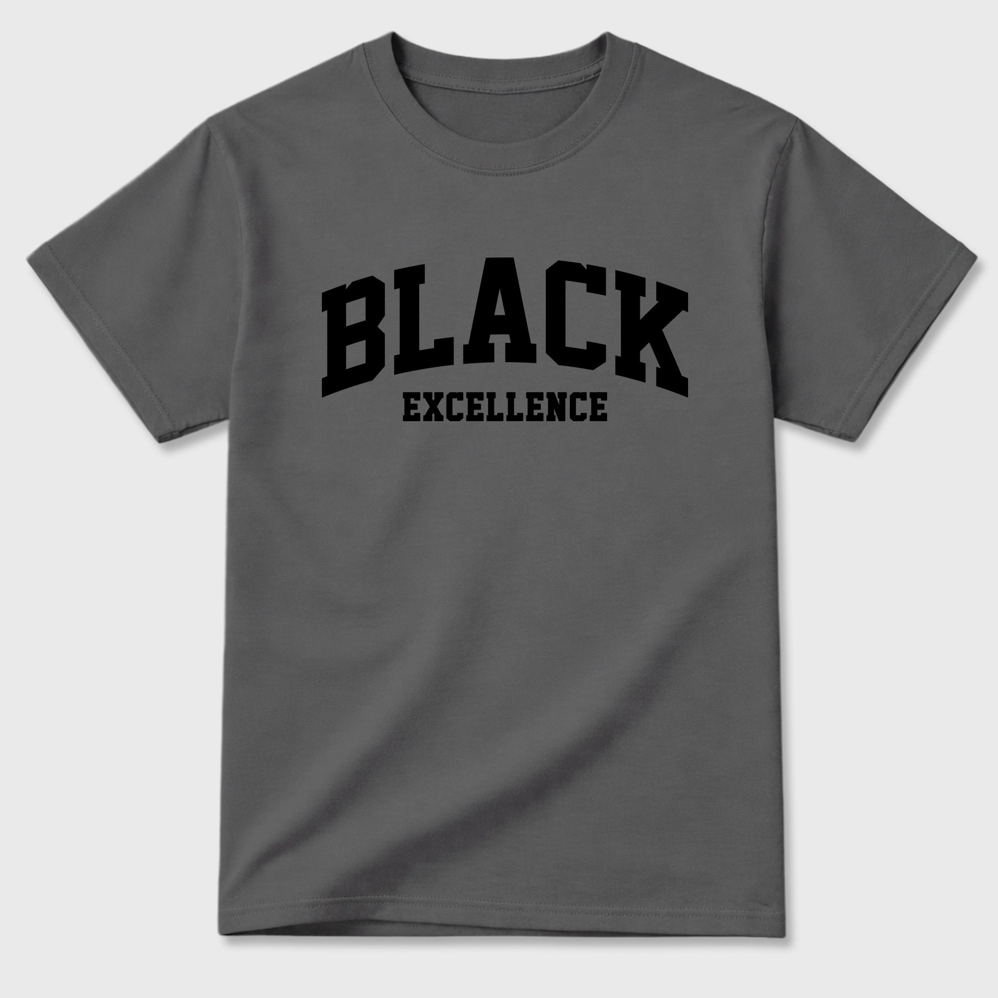 Sneaker match tees – Sneaker Tees To Match Air Jordan 6 Cap and Gown Shoes – Varsity Black Excellence Tee Cool Grey 2