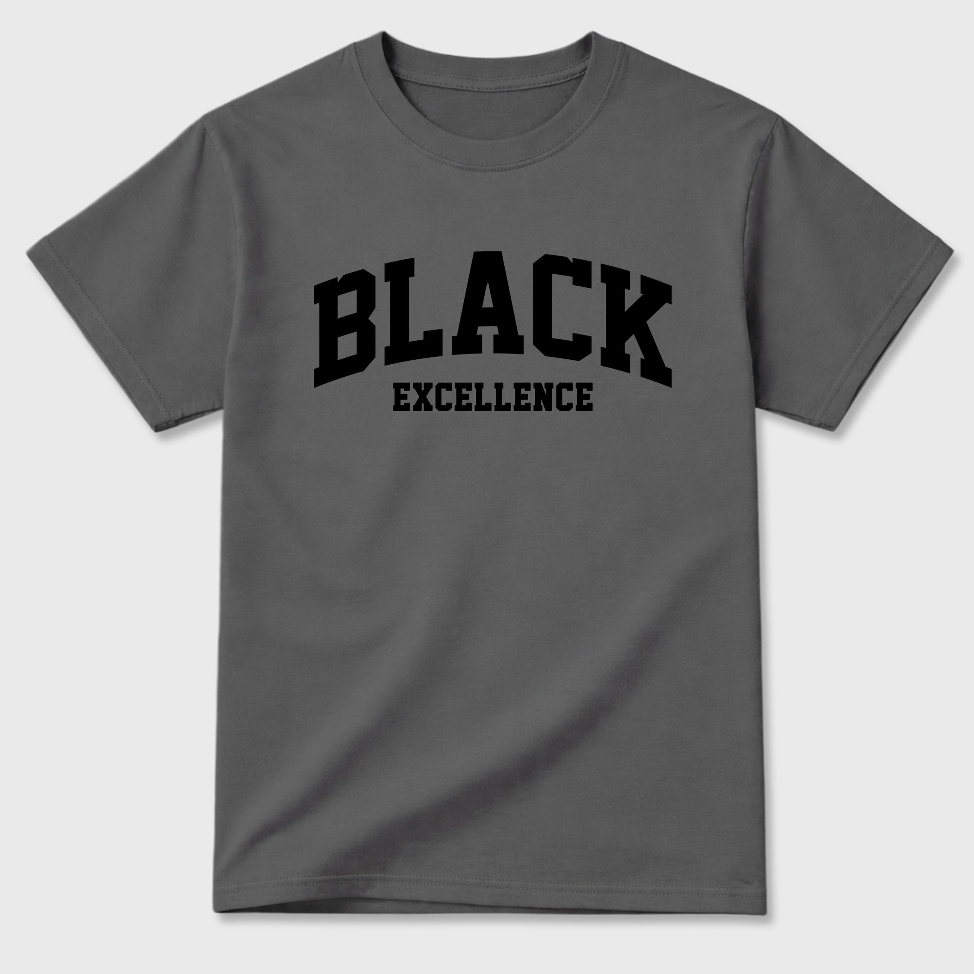 Sneaker match tees – Sneaker Tees To Match Air Jordan 6 Cap and Gown Shoes – Varsity Black Excellence Tee Cool Grey 2