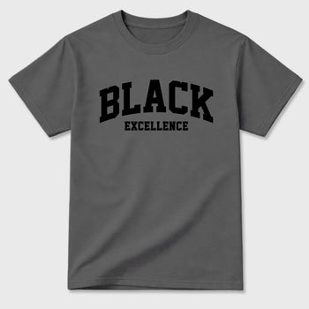 Sneaker match tees – Sneaker Tees To Match Air Jordan 6 Cap and Gown Shoes – Varsity Black Excellence Tee Cool Grey 2