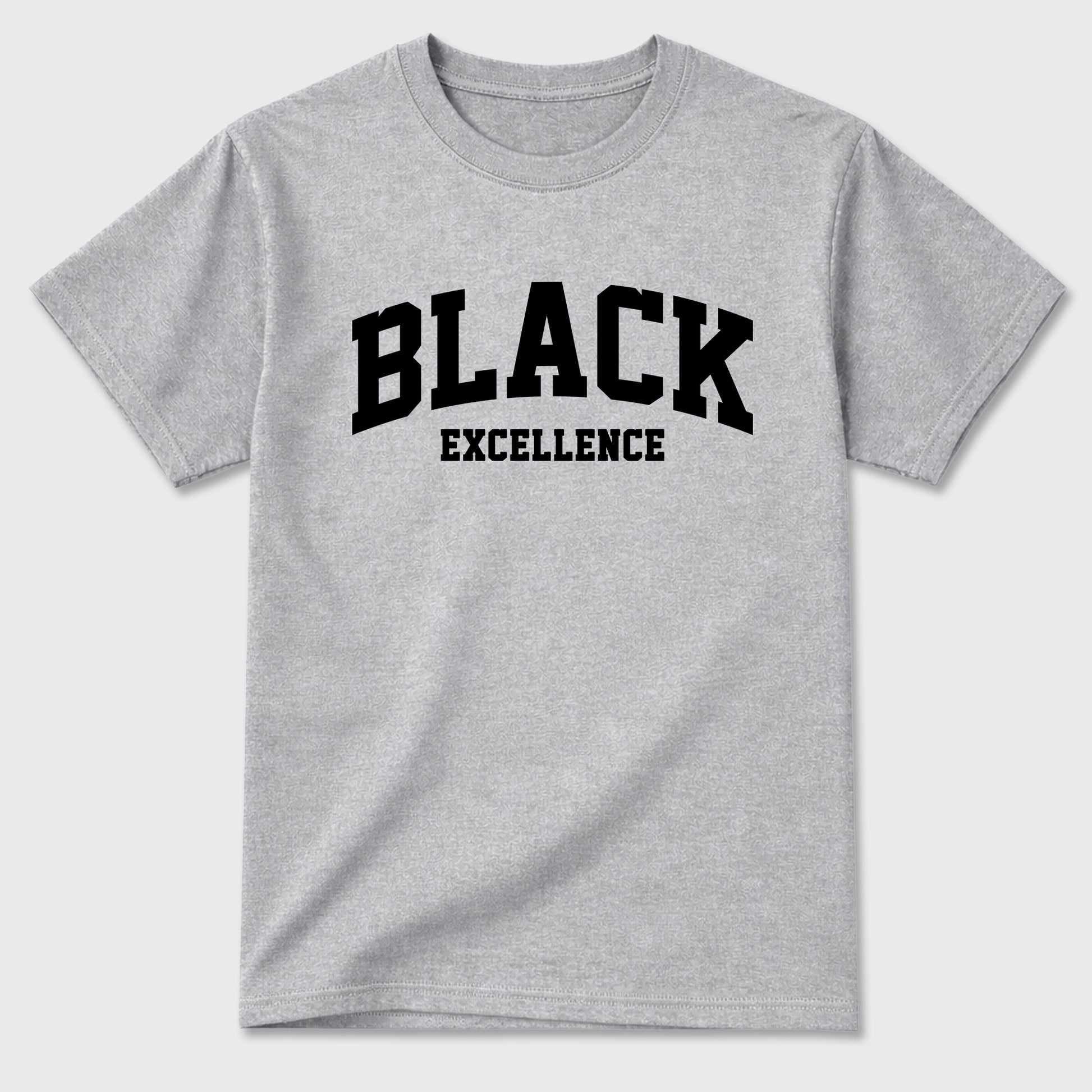 Sneaker match tees – Sneaker Tees To Match Air Jordan 6 Cap and Gown Shoes – Varsity Black Excellence Tee Heather Grey 2
