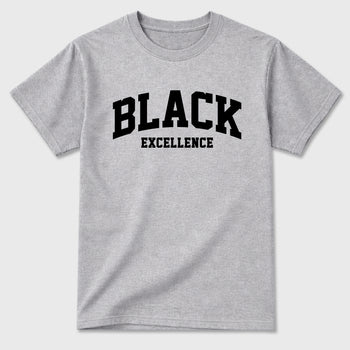 Sneaker match tees – Sneaker Tees To Match Air Jordan 6 Cap and Gown Shoes – Varsity Black Excellence Tee Heather Grey 2