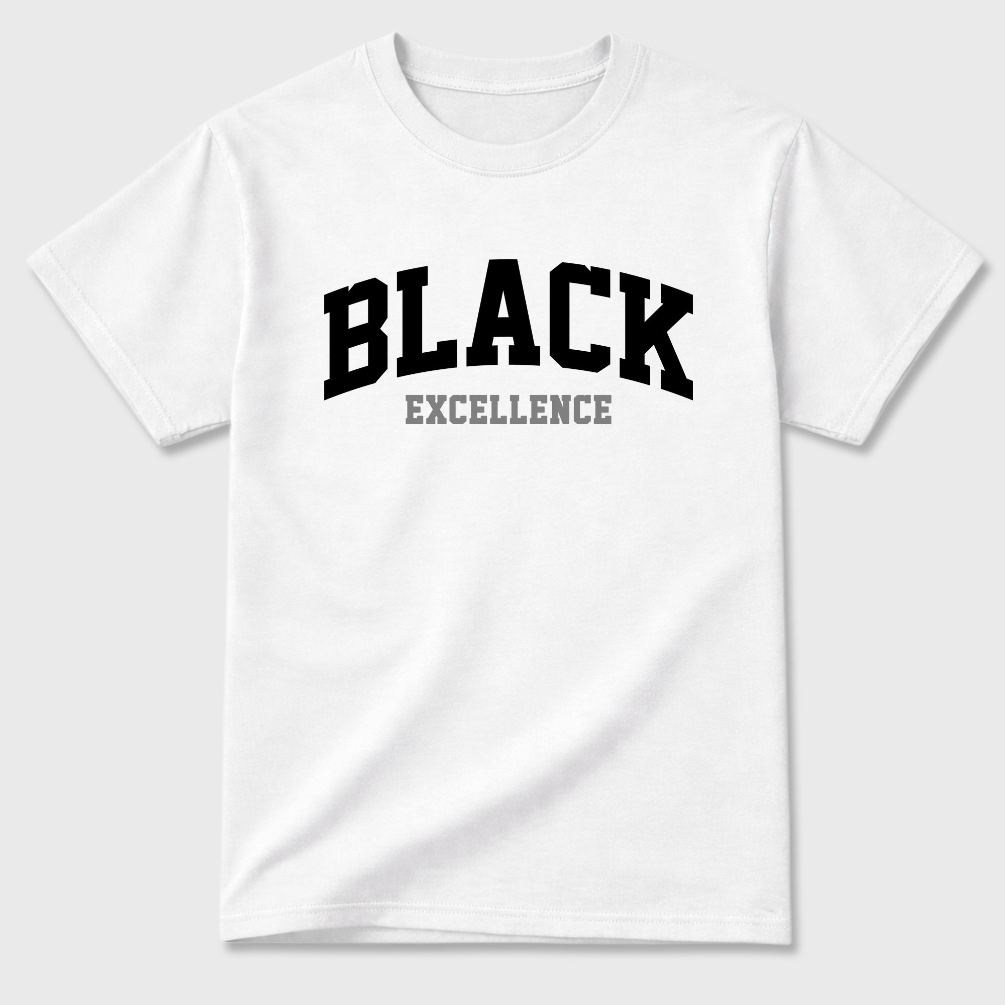 Sneaker match tees – Sneaker Tees To Match Air Jordan 6 Cap and Gown Shoes – Varsity Black Excellence Tee White 2
