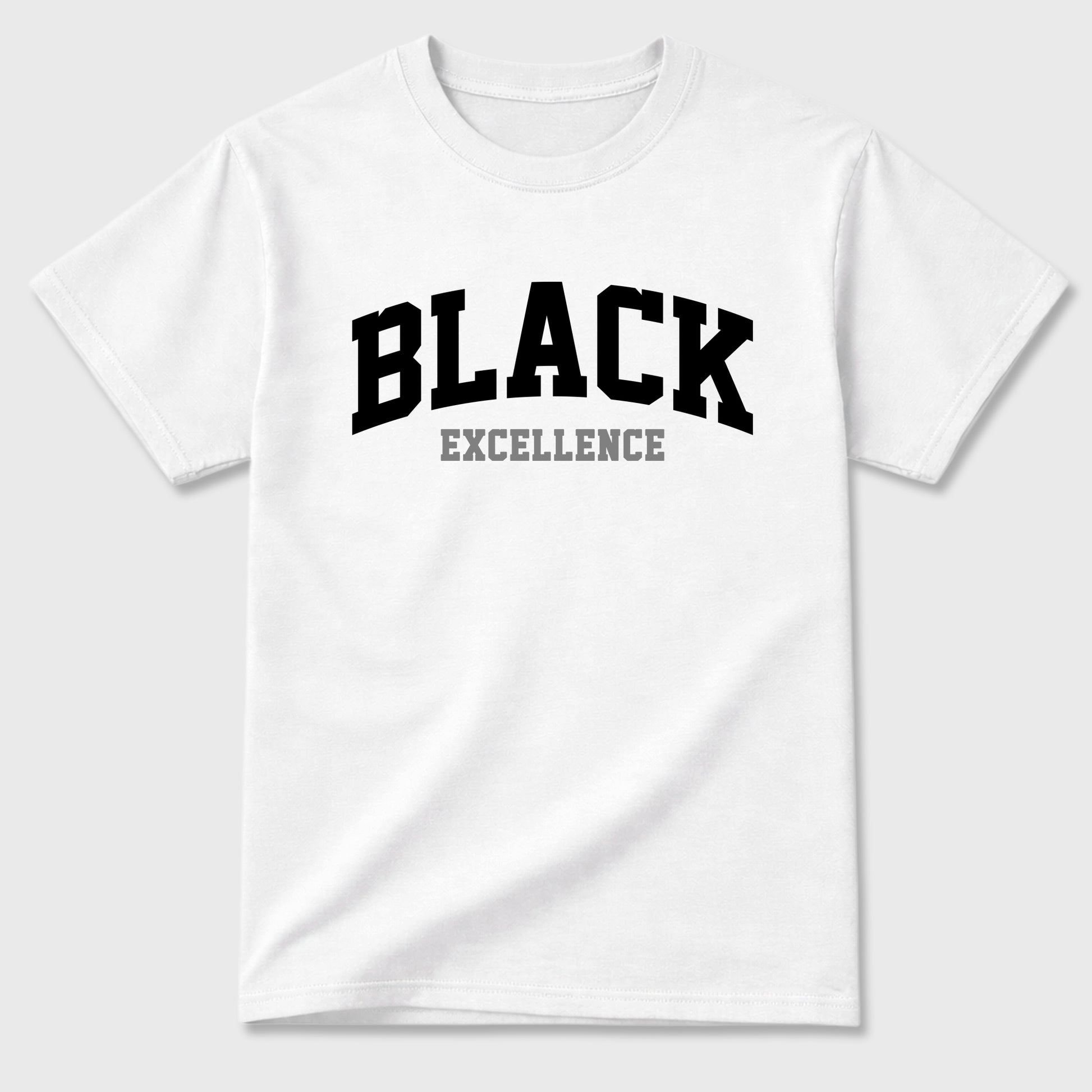 Sneaker match tees – Sneaker Tees To Match Air Jordan 6 Cap and Gown Shoes – Varsity Black Excellence Tee White 2