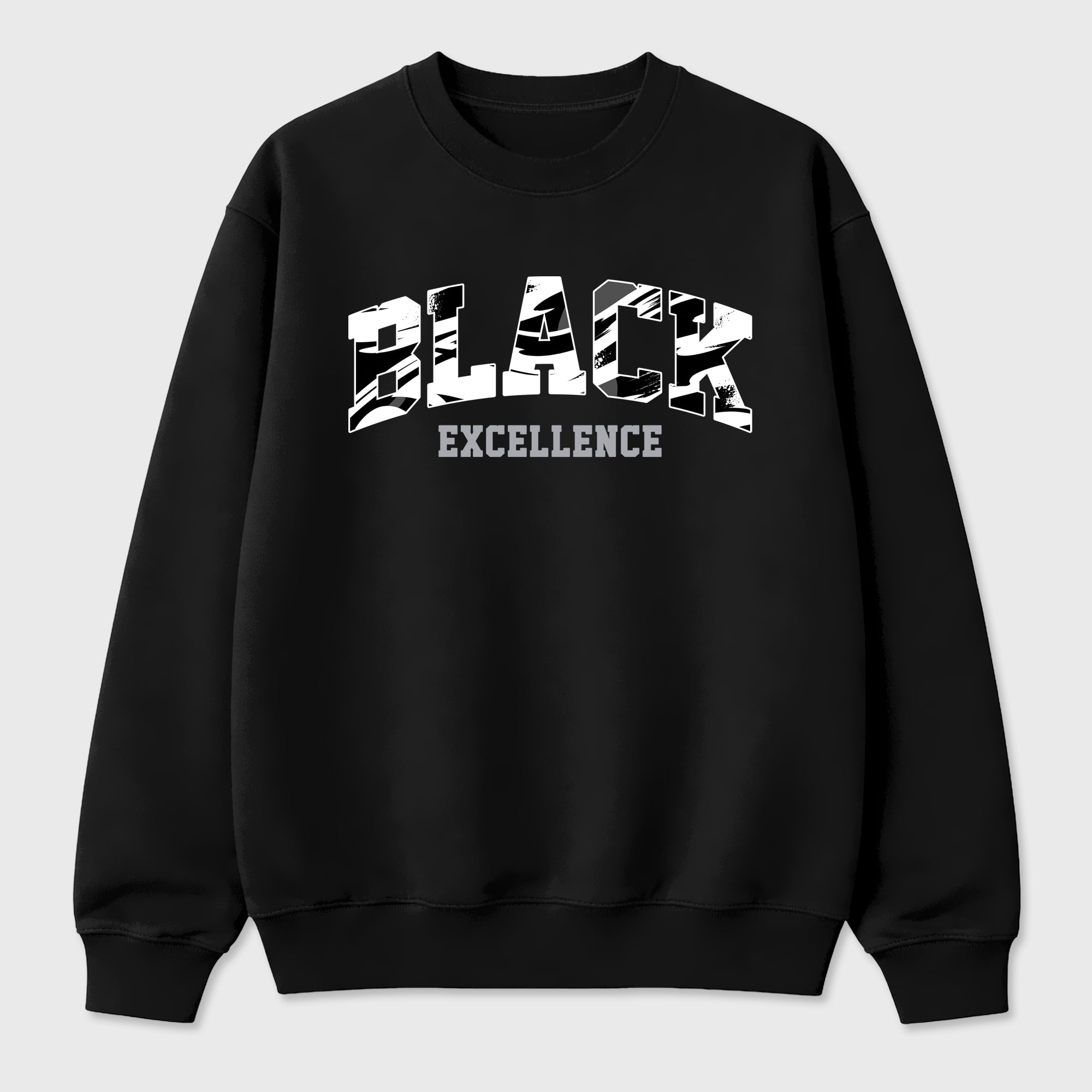 Varsity Black Excellence Graphic T-Shirt featuring original streetwear artwork designed to match the Air Jordan 8 Chrome. Black 2 Graphic Tee.