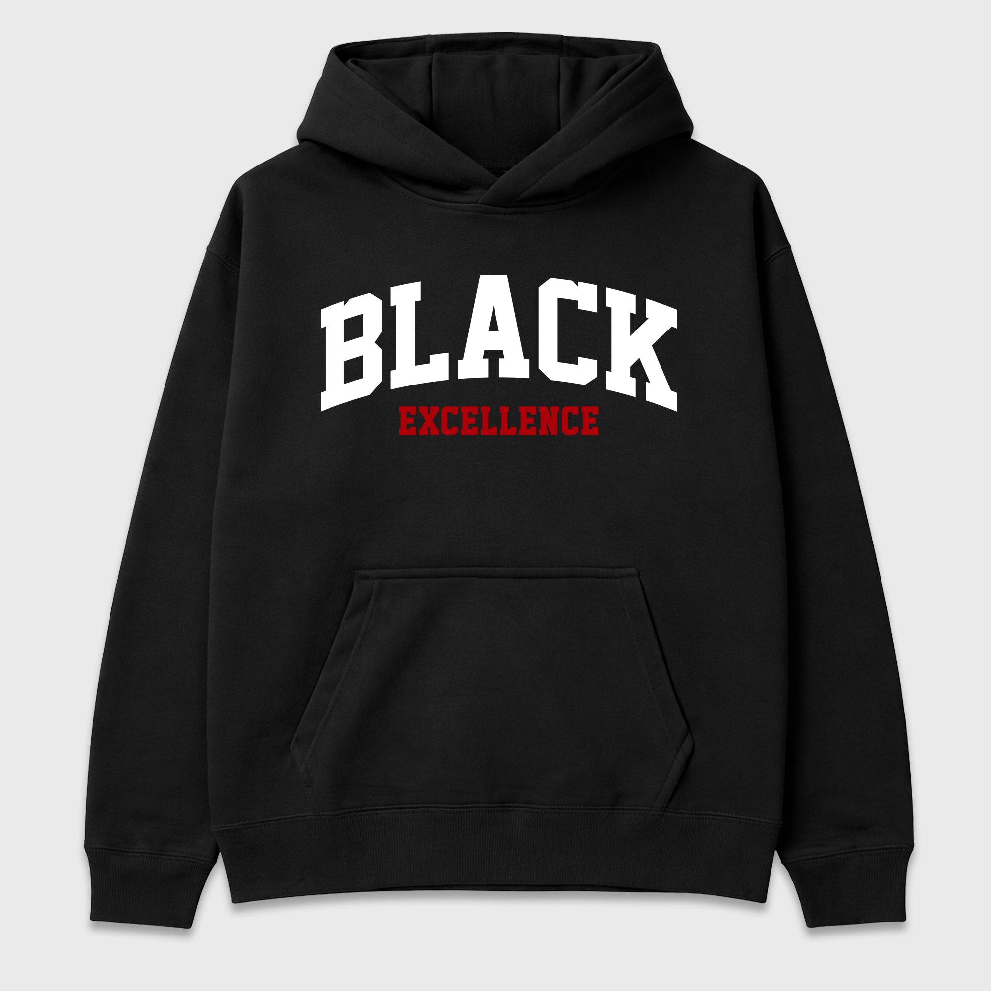 Varsity Black Excellence Graphic T-Shirt featuring original streetwear artwork designed to match the Air Jordan 9 True Red. Black 2 Graphic Tee.