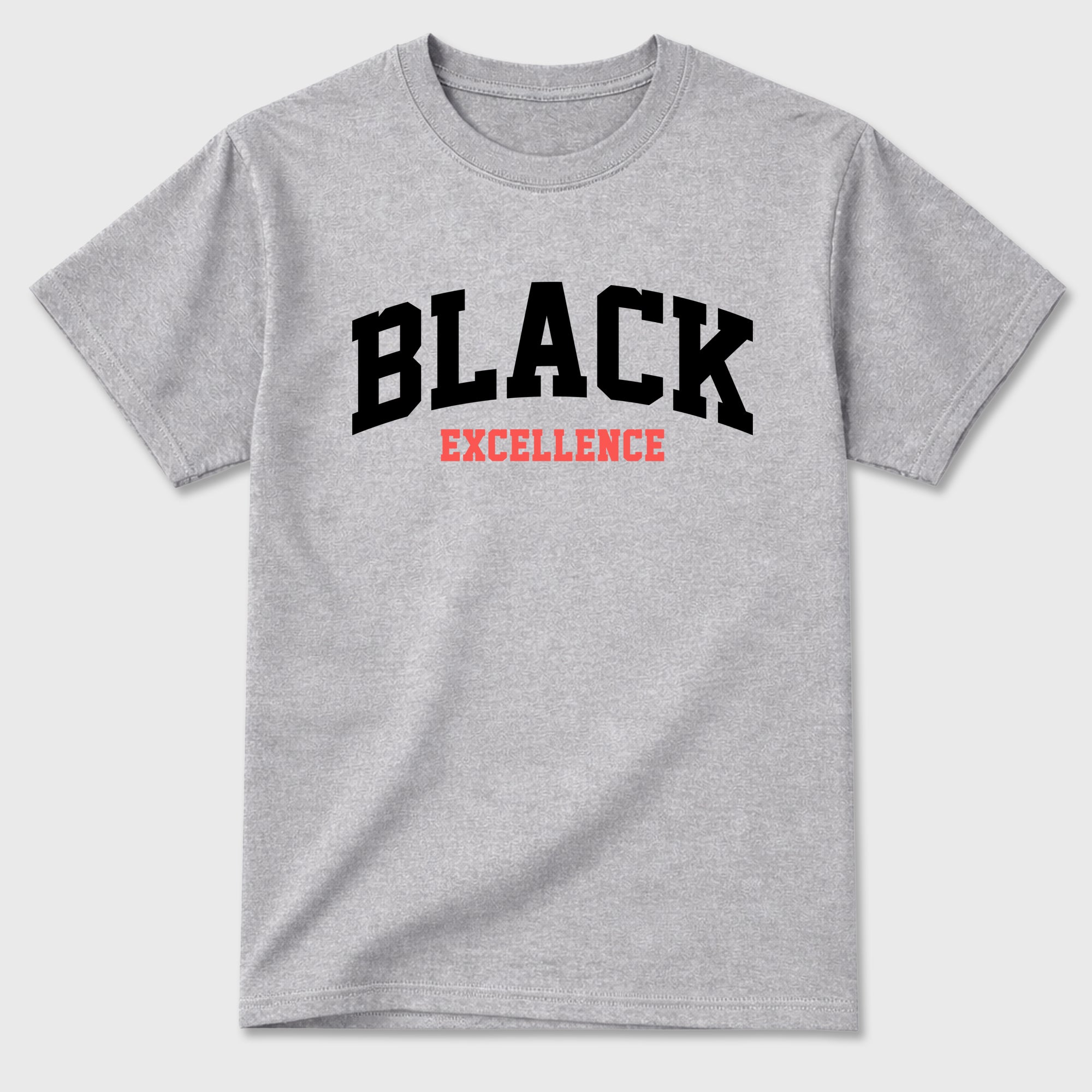 Sneaker match tees – Sneaker Tees To Match Air Max 90 Infrared Shoes – Varsity Black Excellence Tee Heather Grey 2