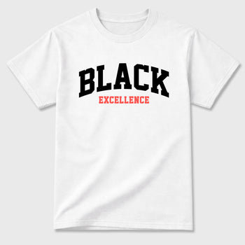 Sneaker match tees – Sneaker Tees To Match Air Max 90 Infrared Shoes – Varsity Black Excellence Tee White 2