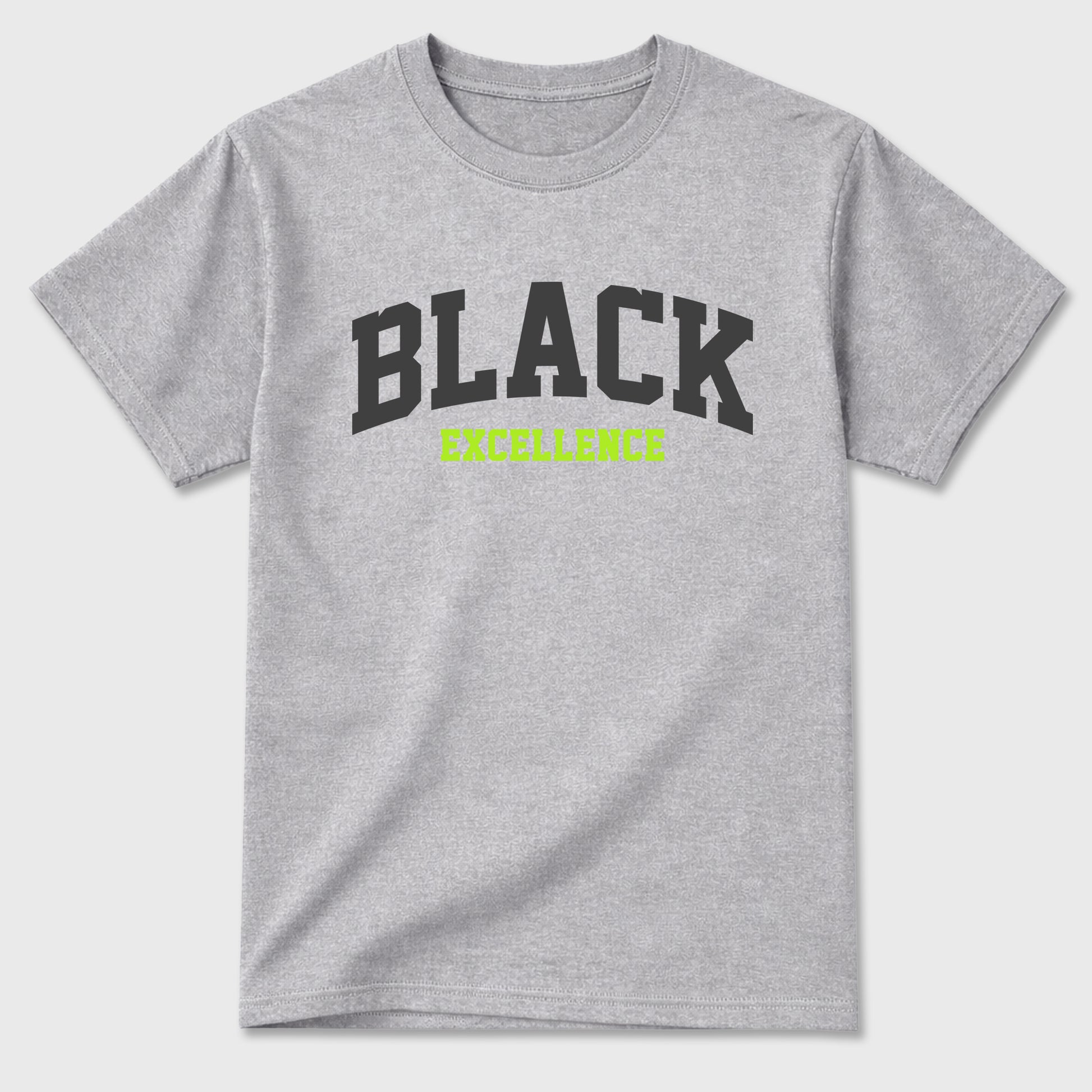 Sneakerfit graphic tee destination – Sneaker Tees To Match Air Max 95 Neon Yellow Sneakers – Varsity Black Excellence Tee Heather Grey 2