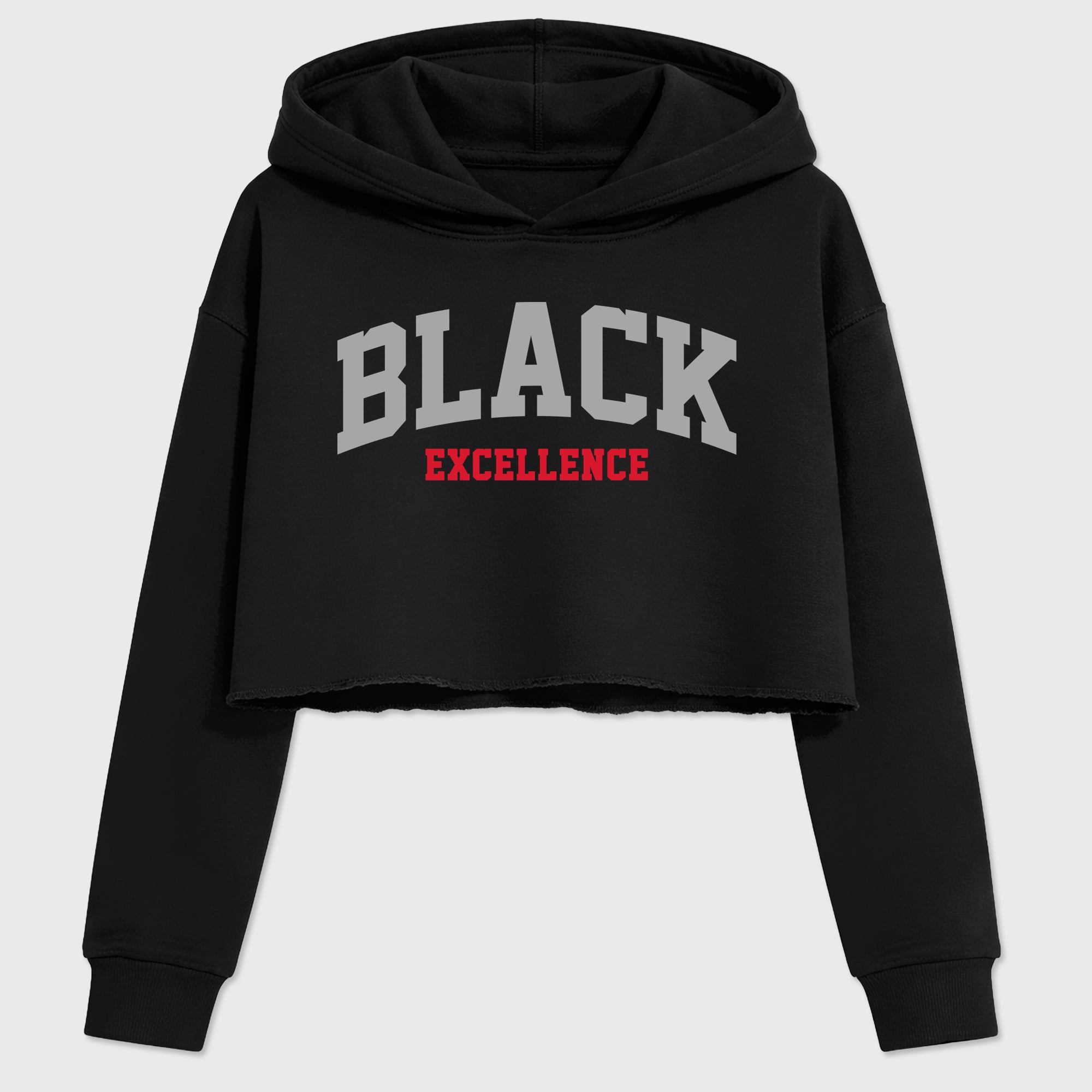 Varsity Black Excellence Women’s Graphic Crop Tee featuring original streetwear artwork designed to match the Air Max 95 Reverse Solar Red. Black 2 Crop Tee.