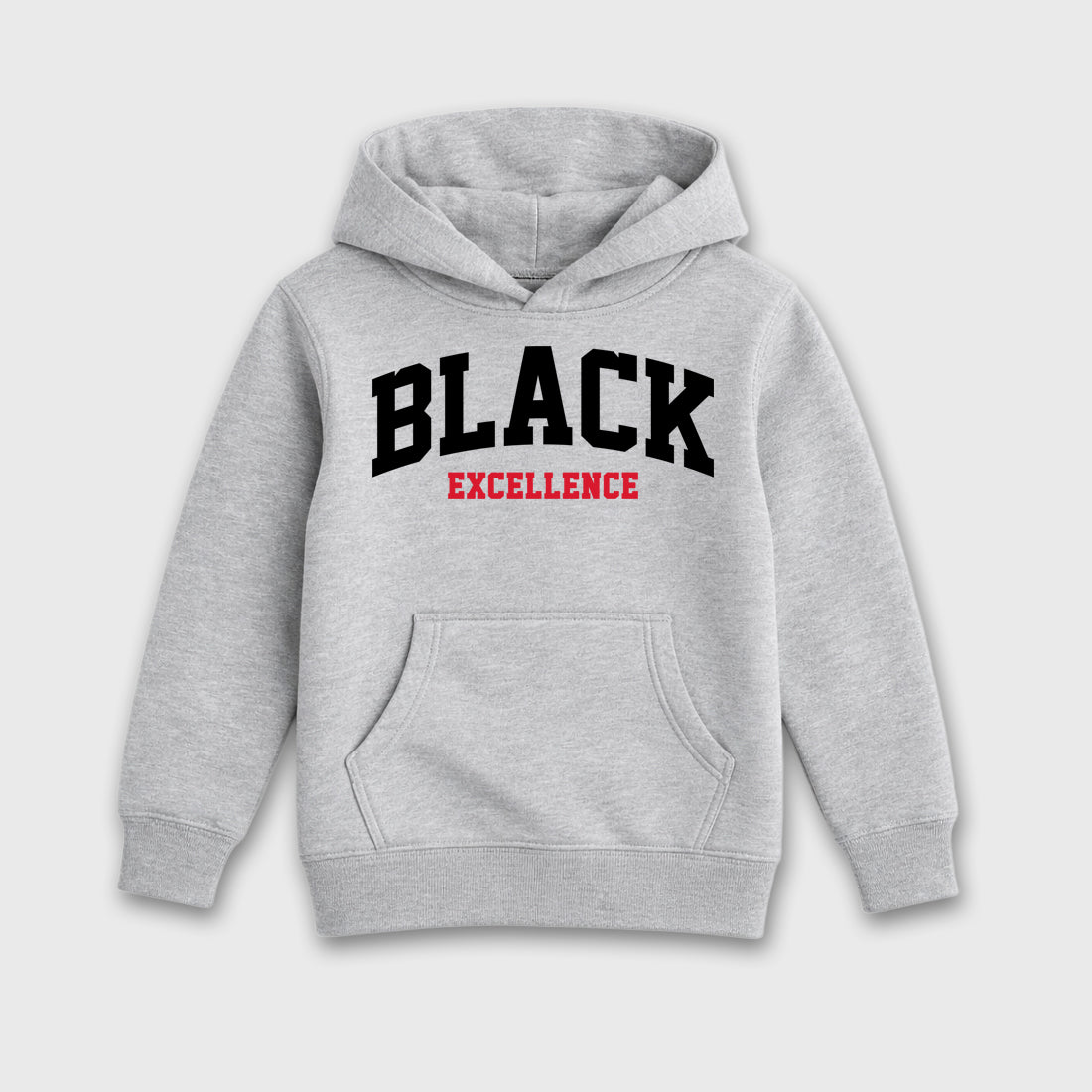 Varsity Black Excellence Baby & Kids Graphic Hoodie featuring original artwork designed to match the Air Max 95 Reverse Solar Red. Heather Grey 2 Kids Graphic Sweater.