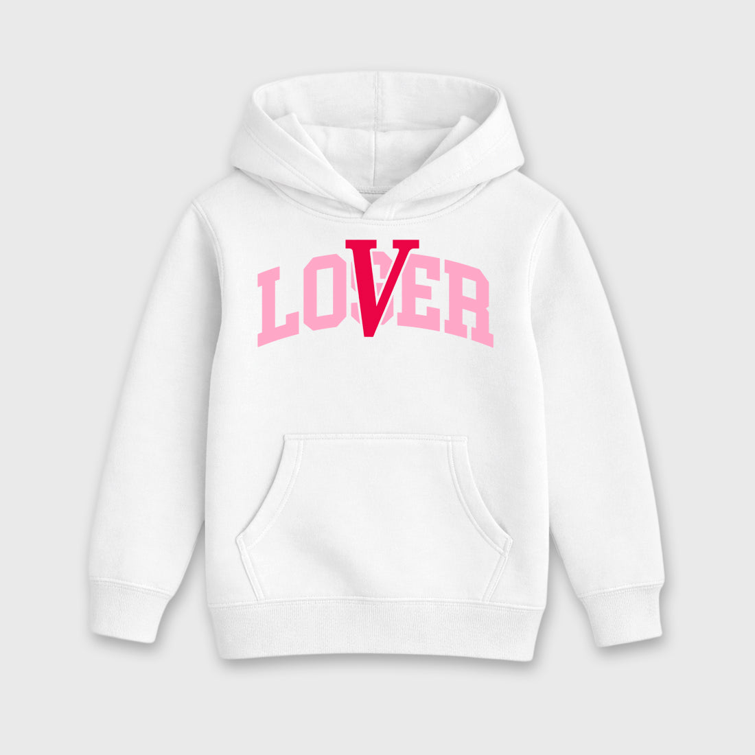 Varsity Loser Lover affordable baby and kids t-shirt designed to match the Air Jordan 1 Travis Scott Tropical Pink, featuring coordinated White 2 options for the perfect little sneakerhead streetwear look.