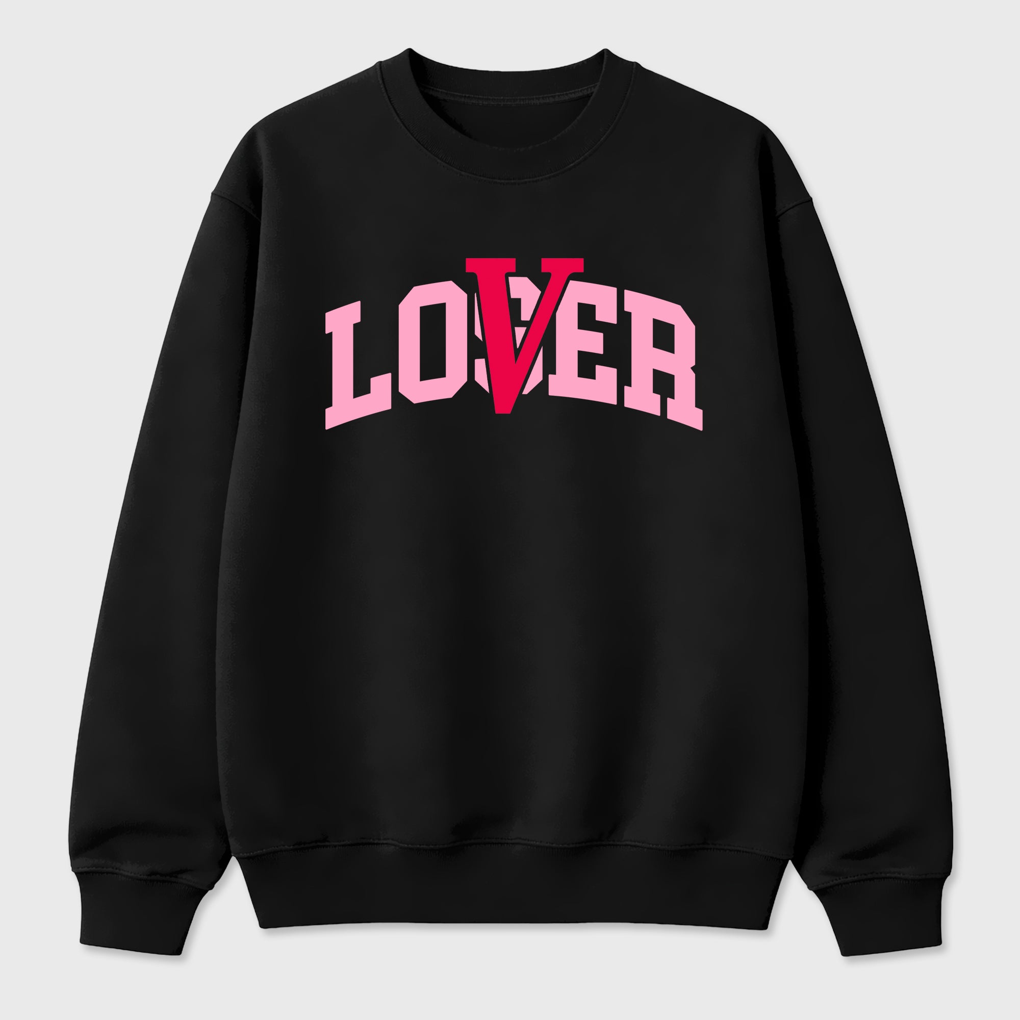 Varsity Loser Lover Graphic T-Shirt sneaker match tee designed for the Air Jordan 1 Travis Scott Tropical Pink, featuring coordinated color options for a perfect streetwear match. Black 2 shirt.