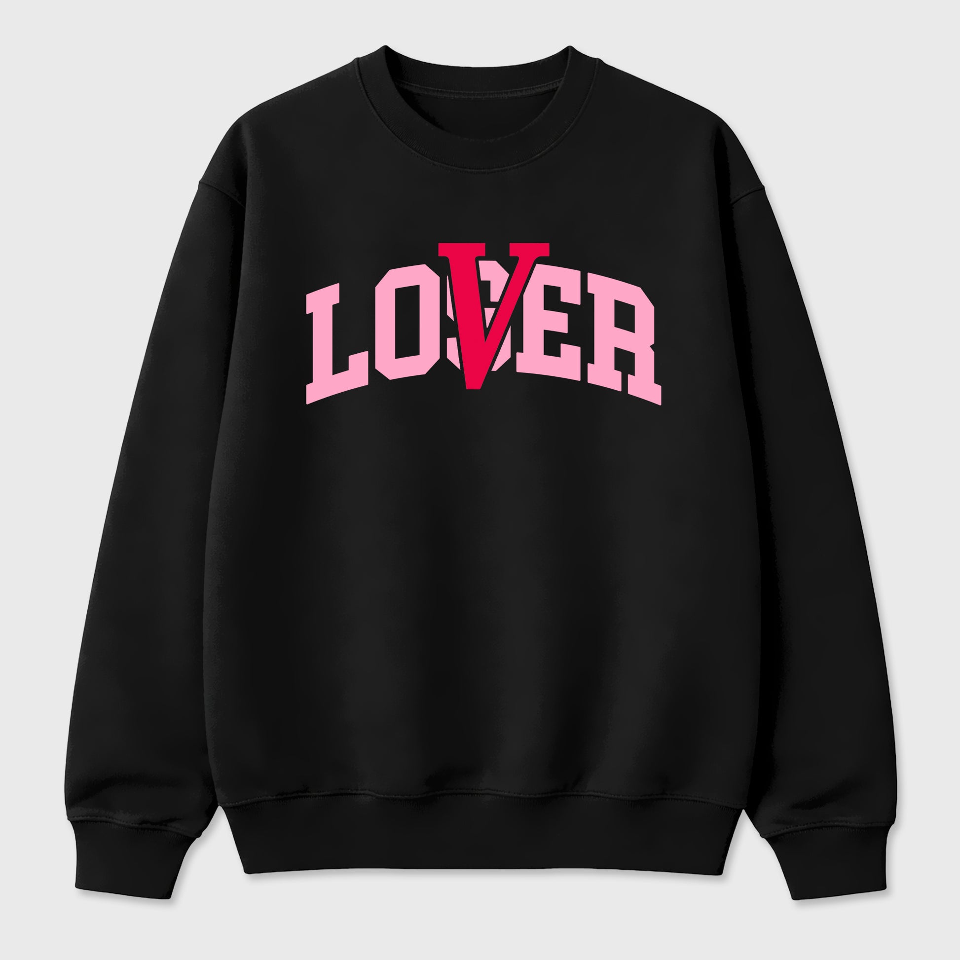 Varsity Loser Lover Graphic T-Shirt sneaker match tee designed for the Air Jordan 1 Travis Scott Tropical Pink, featuring coordinated color options for a perfect streetwear match. Black 2 shirt.